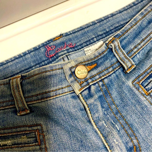 Cachet wide leg jeans, sz 6. - Picture 8 of 10
